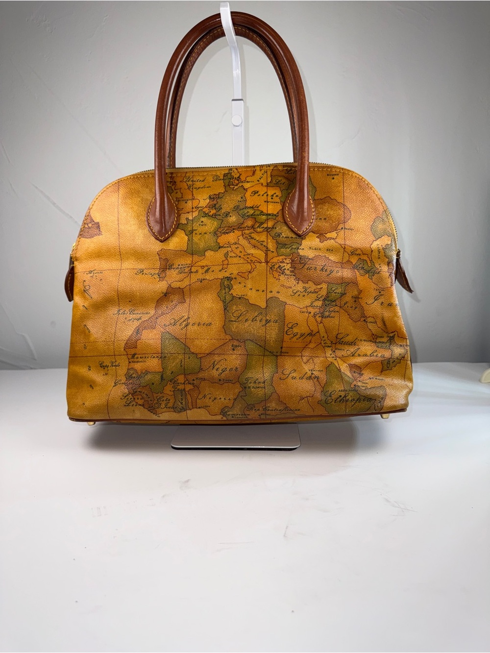 Alviero Martini Map Top Handle